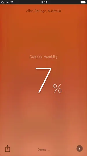 Humidity App