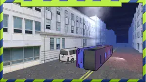 肾上腺素奔驰的紫色客车模拟器