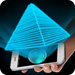 Hologram Pyramid 3D Simulator